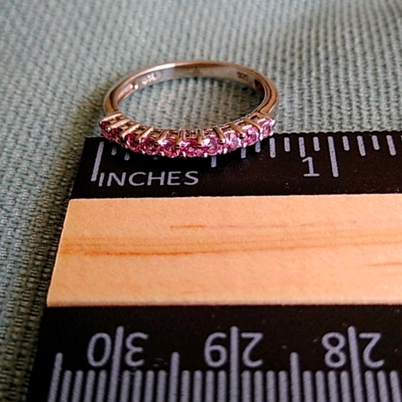 MADAGASCAR PINK SAPPHIRE RING - Picture 6 of 8